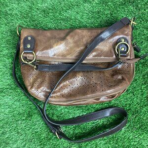 Altar’d State Tan Faux Leather Crossbody Bag